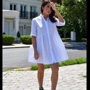 Zara White Dress